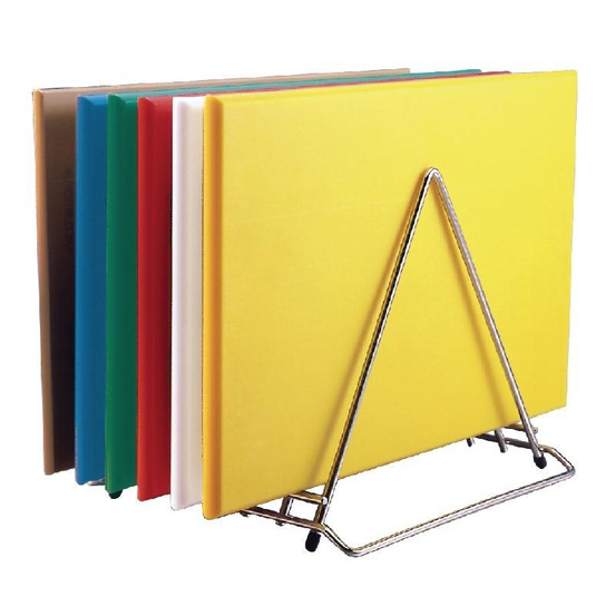 Planche polyéthylène 46 x 30,5 x bleue haute densité - hygiplas