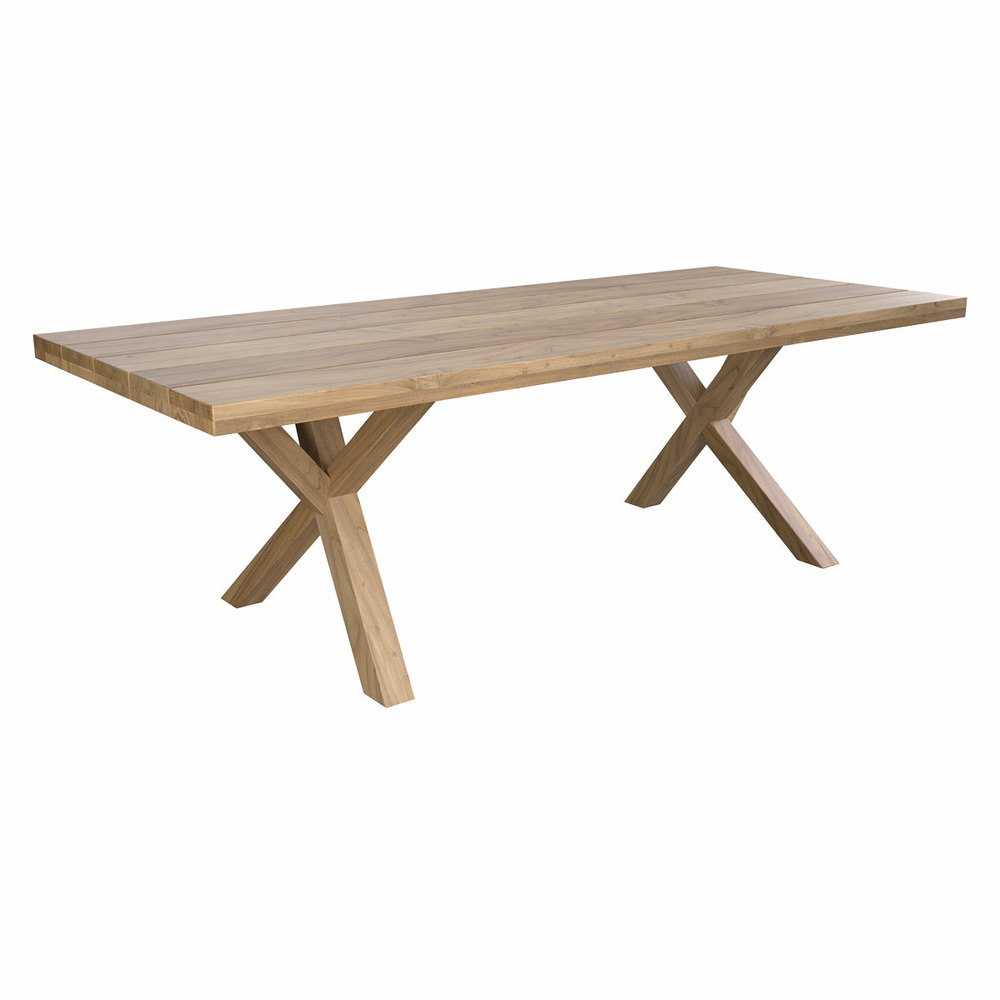 Soraya-table de jardin en bois de teck massif 10 personnes