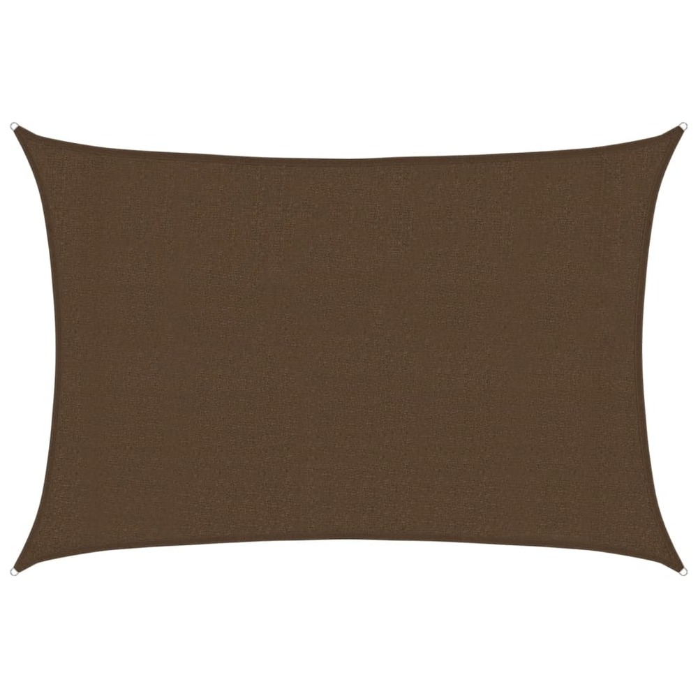 Voile d'ombrage 160 g/m² marron 3x4,5 m pehd