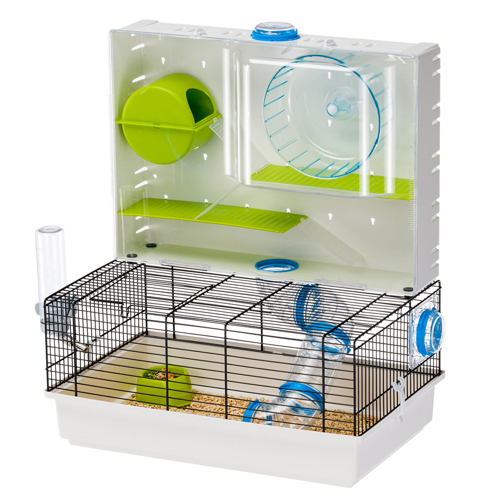 Cage modulable hamsters souris ferplast olimpia aire de jeux équipée