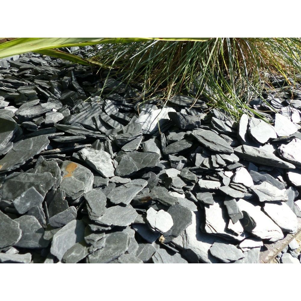 Paillage ardoise noir 10-40 pack 5 m² - 12 sacs - 300 kg