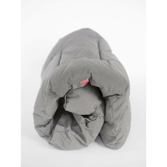 Coussin moelleux pour fauteuil LINDA - en oléfine Blanc-noir L.118xl.64cm