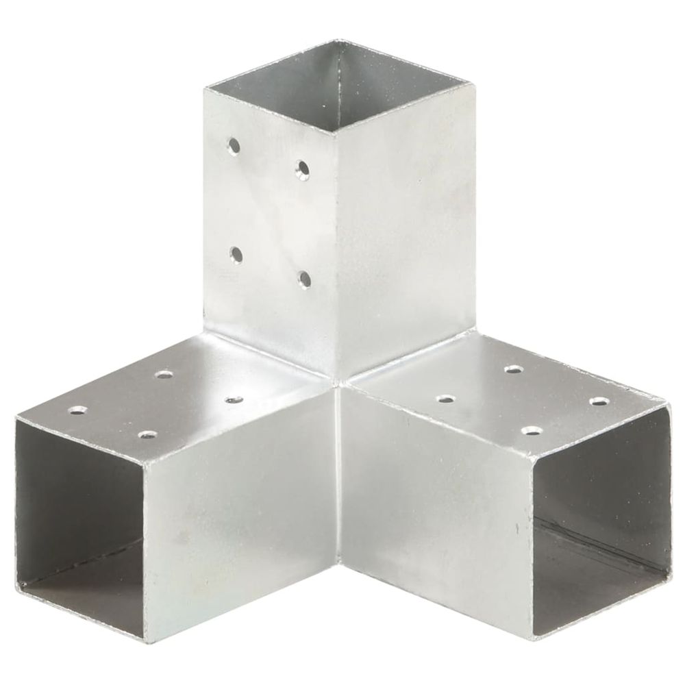 Connecteur de poteau forme en y métal galvanisé 71x71 mm