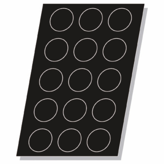 Moule flexipan® plaque silicone 15 florentins - pujadas