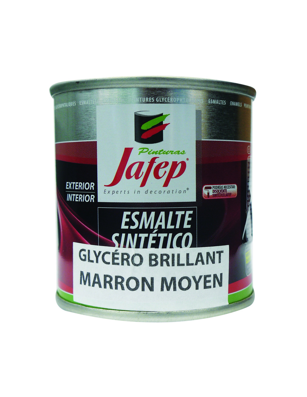 Esmalte glycéro brillant boitette 125ml - jafep pinturas