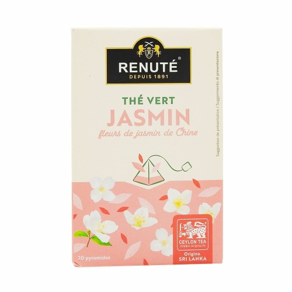 Thé vert au jasmin - 20 sachets - renuté