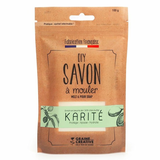 Savon à mouler diy - beurre de karité 100 g
