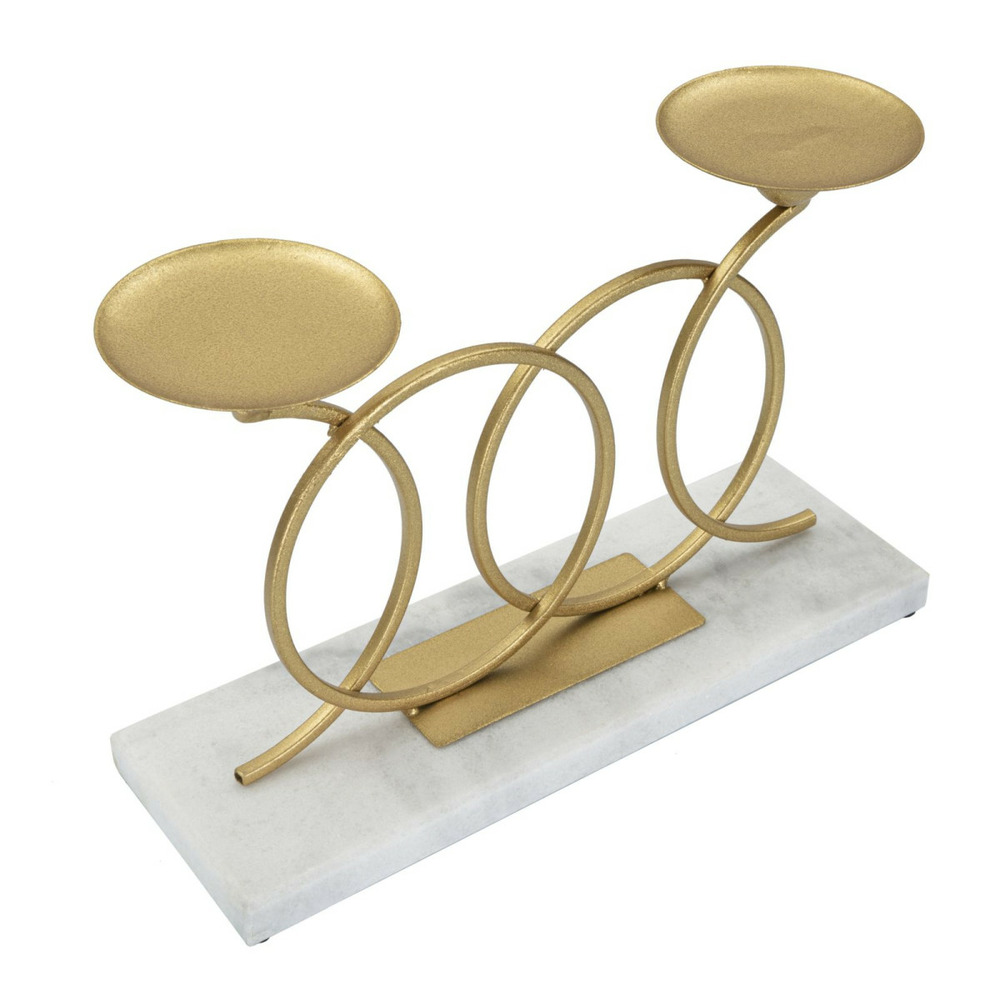 Bougeoir design en marbre 