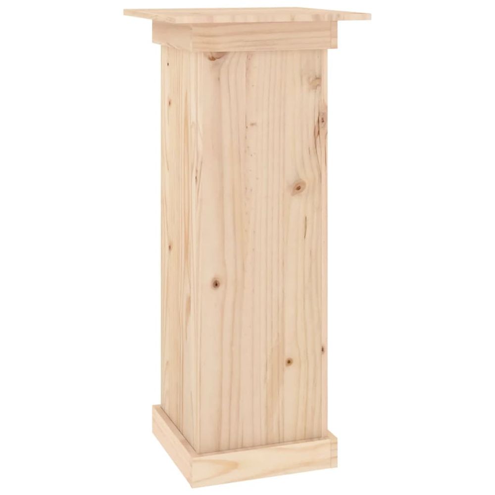Support à fleurs meuble plante 40 x 40 x 90 cm bois de pin solide marron