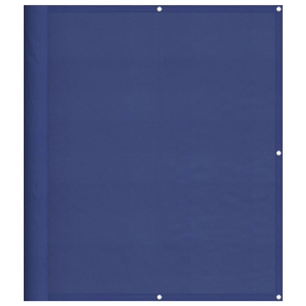 Écran de balcon bleu 120x700 cm 100% polyester oxford