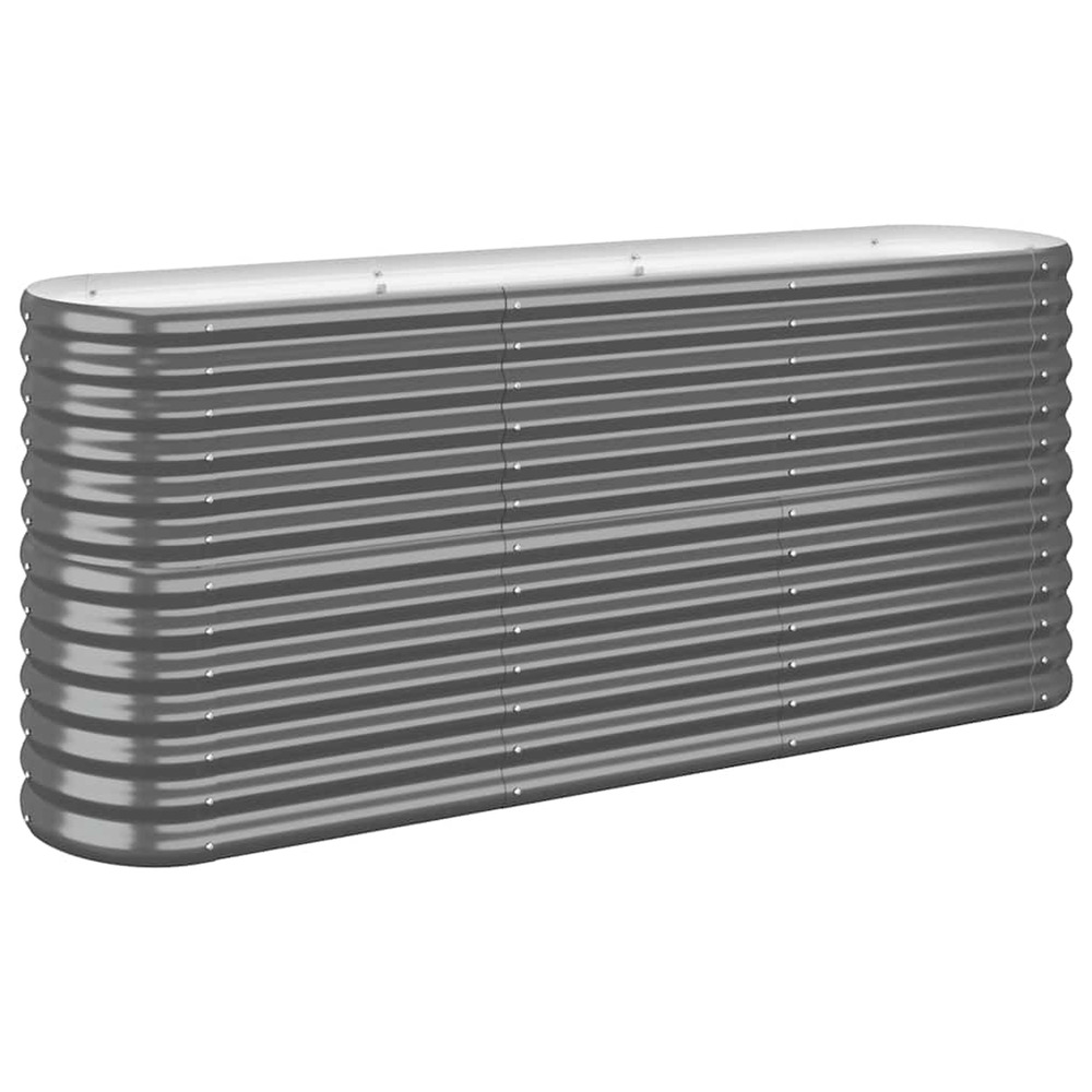 Lit surélevé de jardin acier galvanisé anthracite