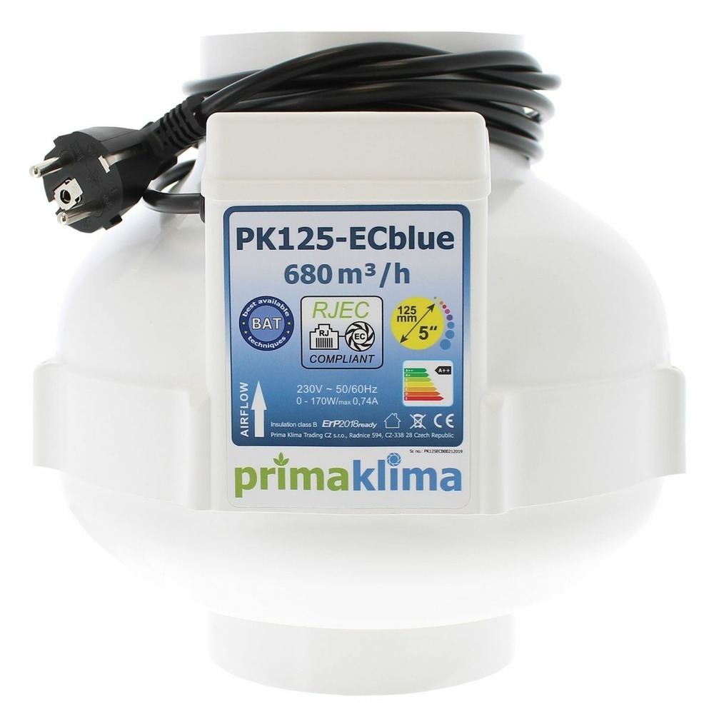 Extracteur ecblue 680m3/h prima klima