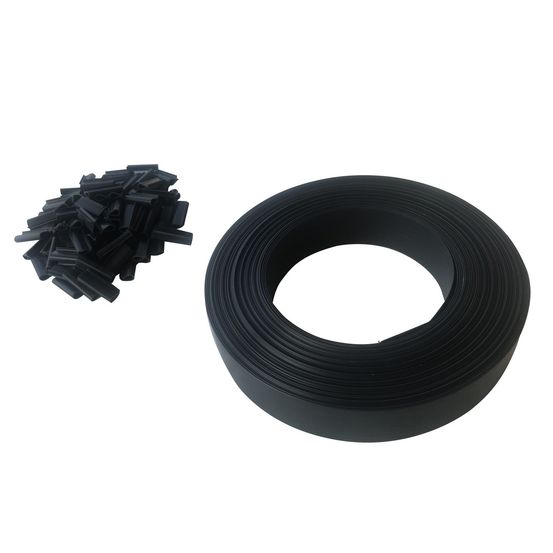 Lot de 10 lamelles occultantes avec clip de fixation de 50 m