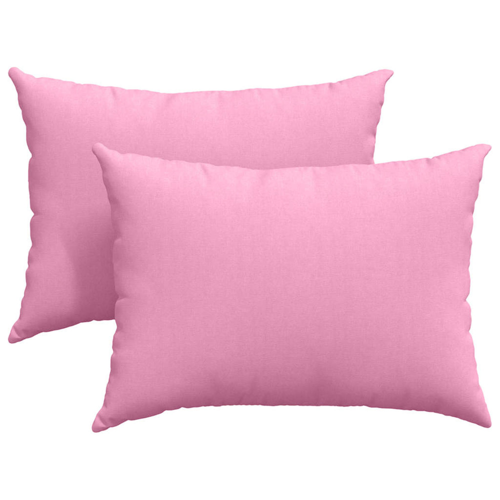 Coussins de canapé 2 pcs rose 70 x 50 cm tissu