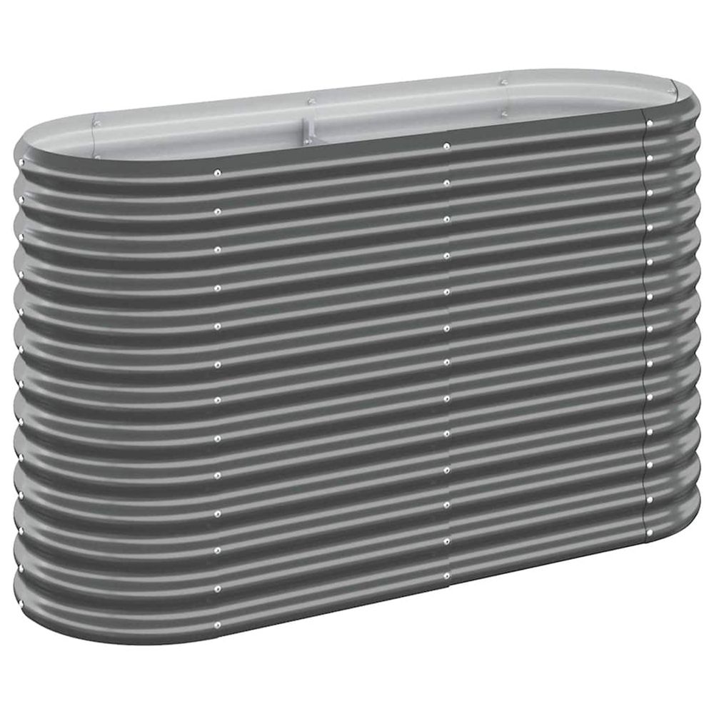 Lit surélevé de jardin acier galvanisé anthracite