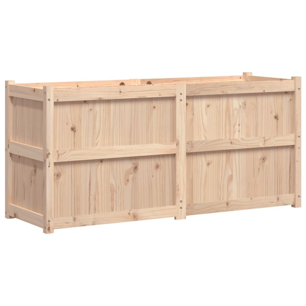 Jardinière d'extérieur 150x50x70 cm bois de pin massif