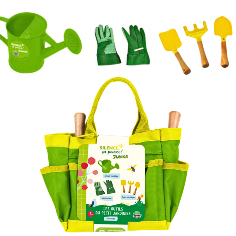Kit outils de jardinage enfant silence ça pousse