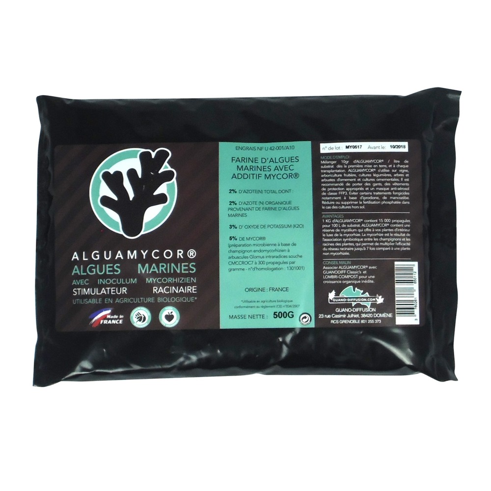 Booster racinaire alguamycor en sachet de 500 gr