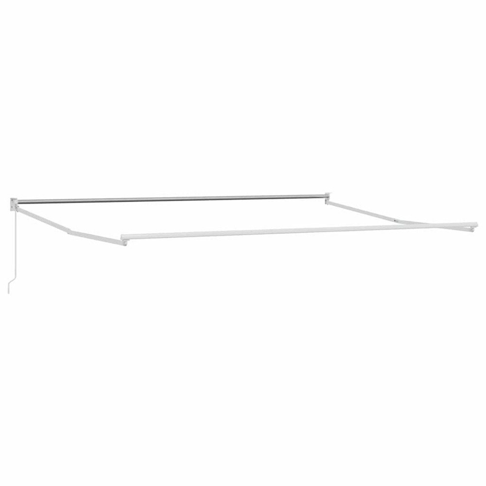 Cadre de store rétractable blanc 500 × 300 cm aluminium
