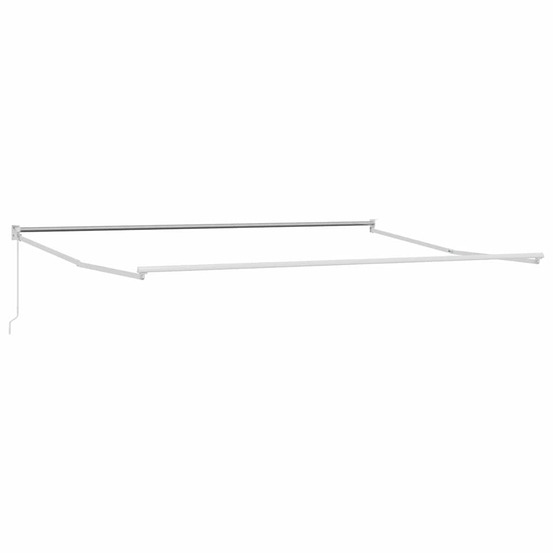 Cadre de store rétractable blanc 500 × 300 cm aluminium