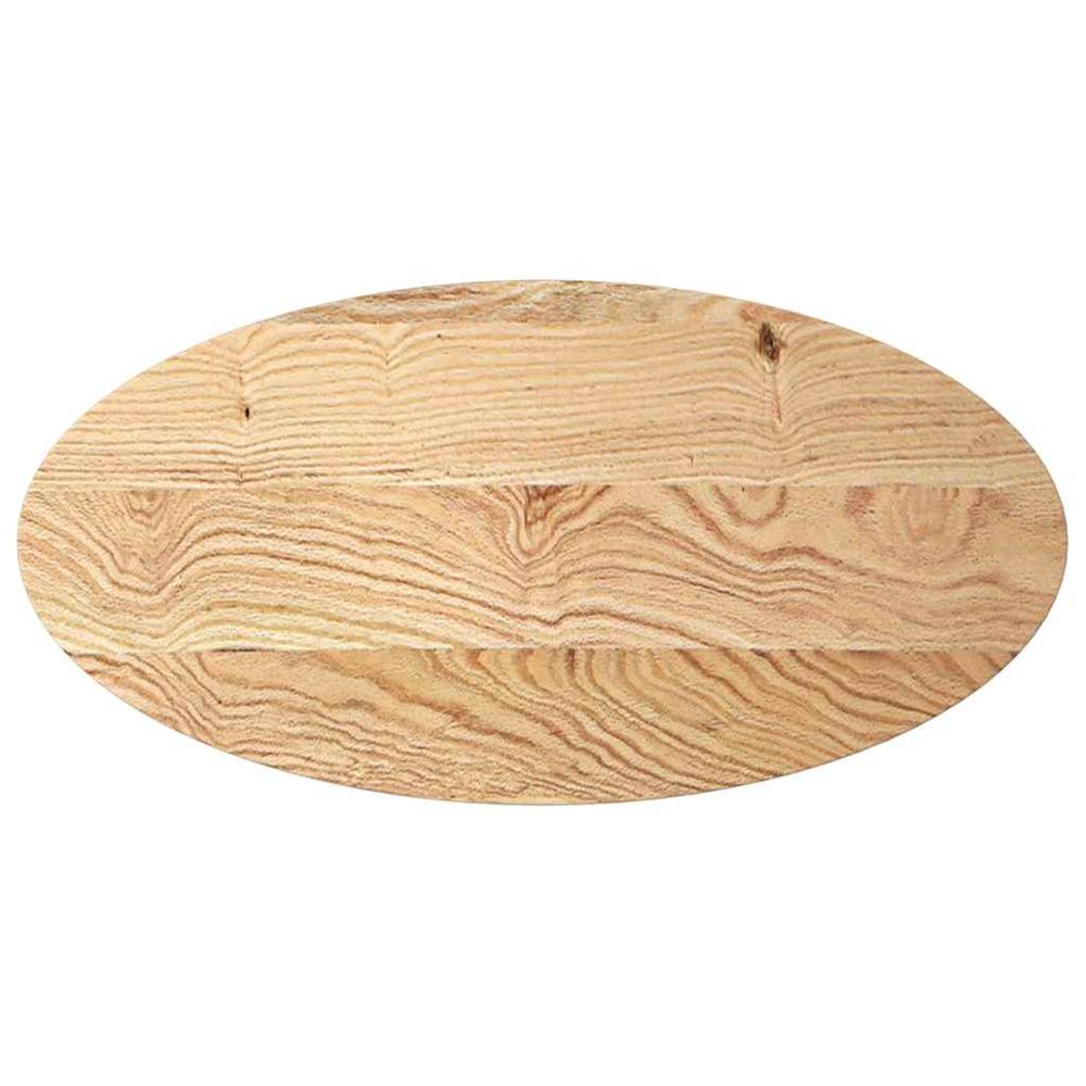 Dessus de table 100x50x2 cm bois de chêne massif ovale