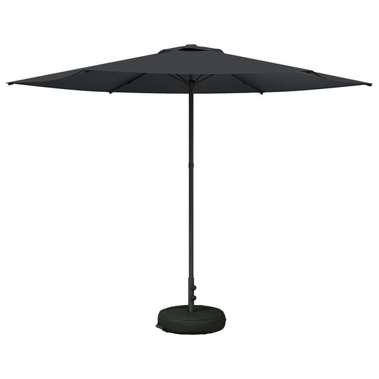Parasol de jardin avec base 300 x 300 cm polyester