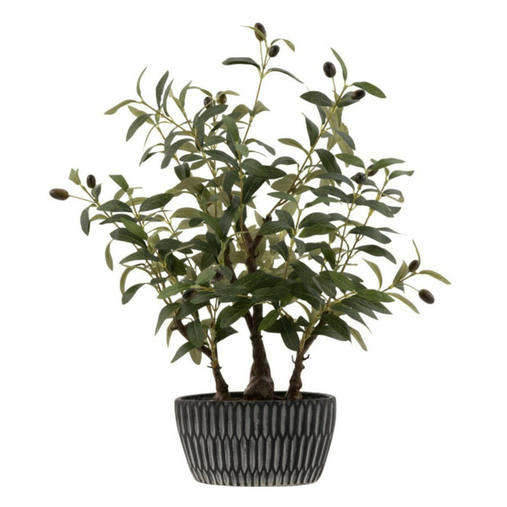 Arbre artificiel en pot olivier 60cm vert