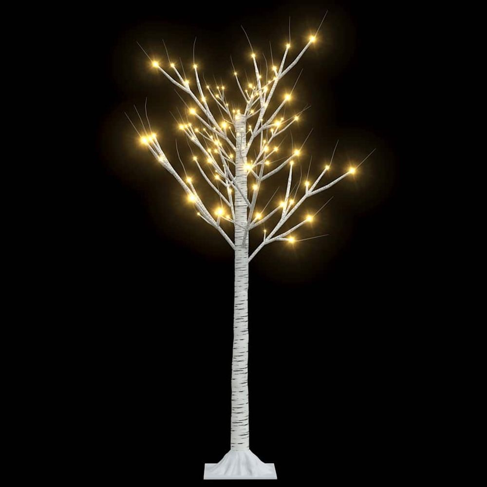 Sapin de noël 128 led blanc chaud saule 1,2 m int/ext