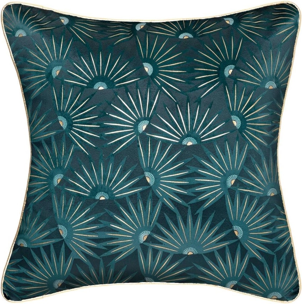 Housse de coussin velours orage