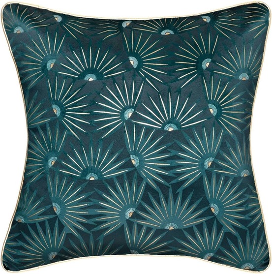 Housse de coussin velours orage