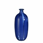 Mica decorations vase montello - 16x16x38 cm - verre - bleu ciel
