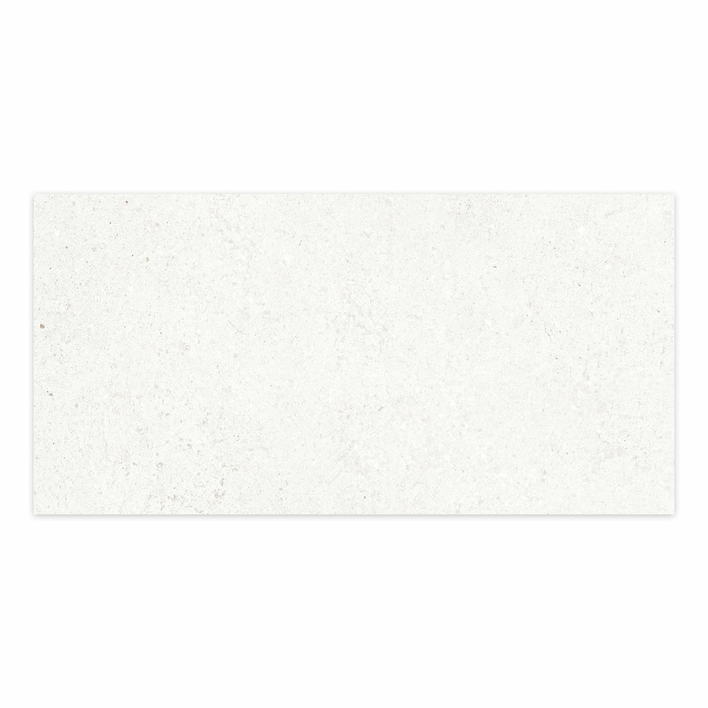 Carrelage effet béton blanc 100x50x2 cm arvelis - sol extérieur (vendu par carton de 0,5 m²) - ro'ma carrelage