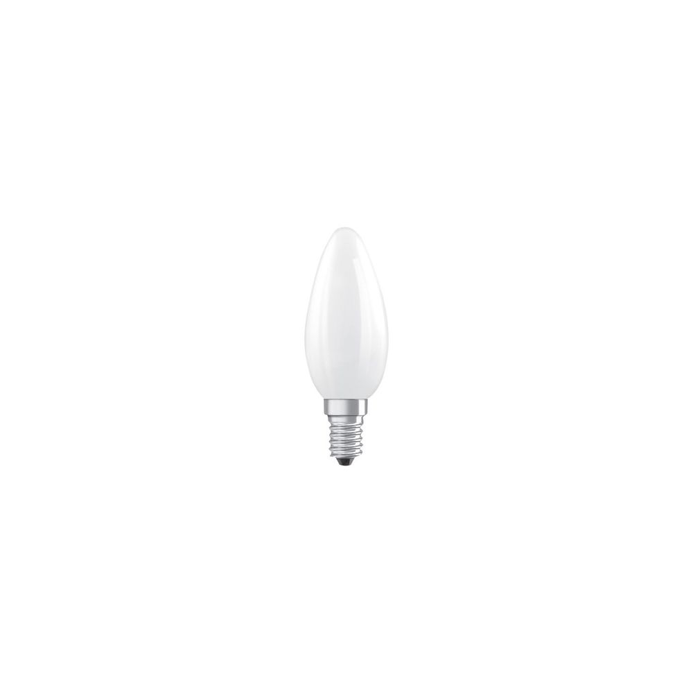 Ampoule led flamme e14 effet flamme verre dépoli, lumière chaude - ledvance gp