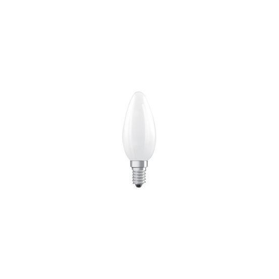 Ampoule led flamme e14 effet flamme verre dépoli, lumière chaude - ledvance gp