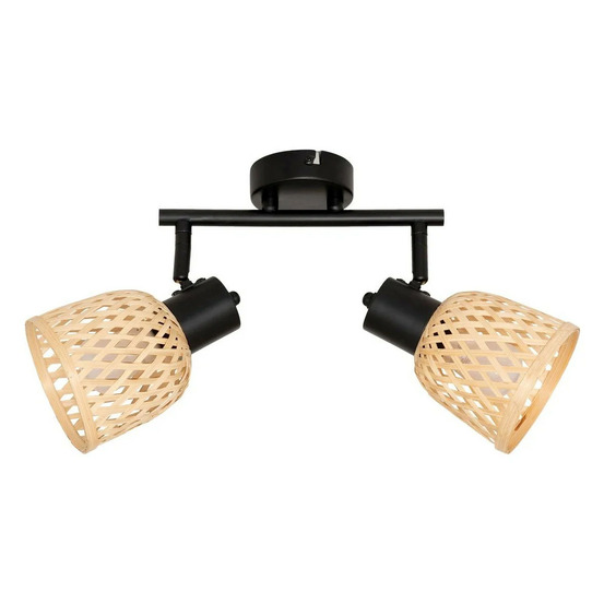 Plafonnier 2 lampes orientables