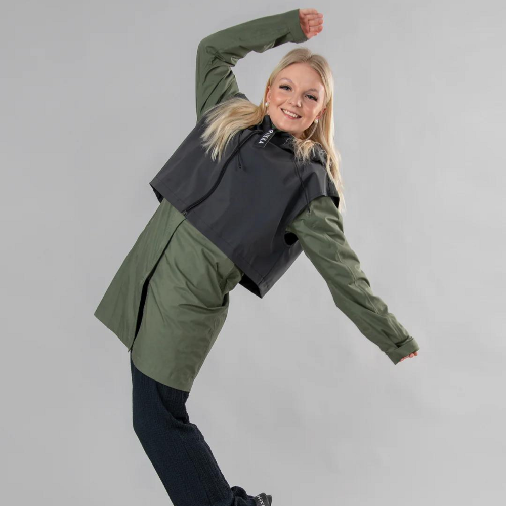 Paikka human visibility gilet noir unisex s-m