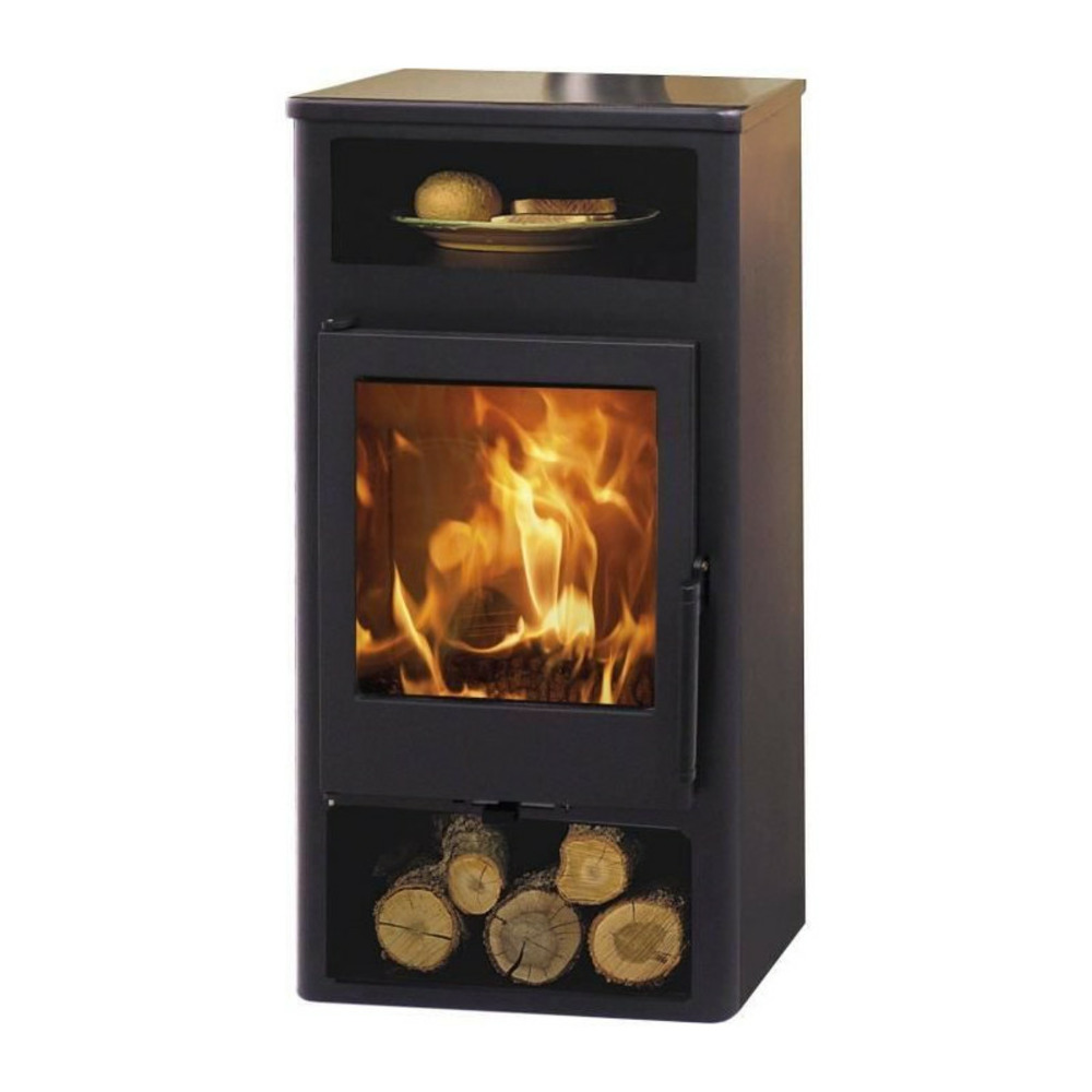 Poele a bois - panadero - swan ecodesign - 5,9 kw - bûches 40 cm