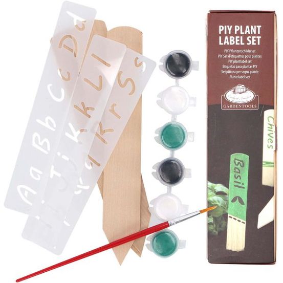 Set étiquettes potagères en bois diy