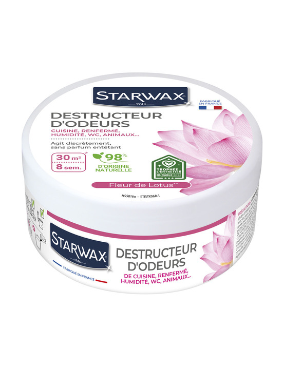 Destructeur d'odeurs fleur de lotus 300 g - starwax