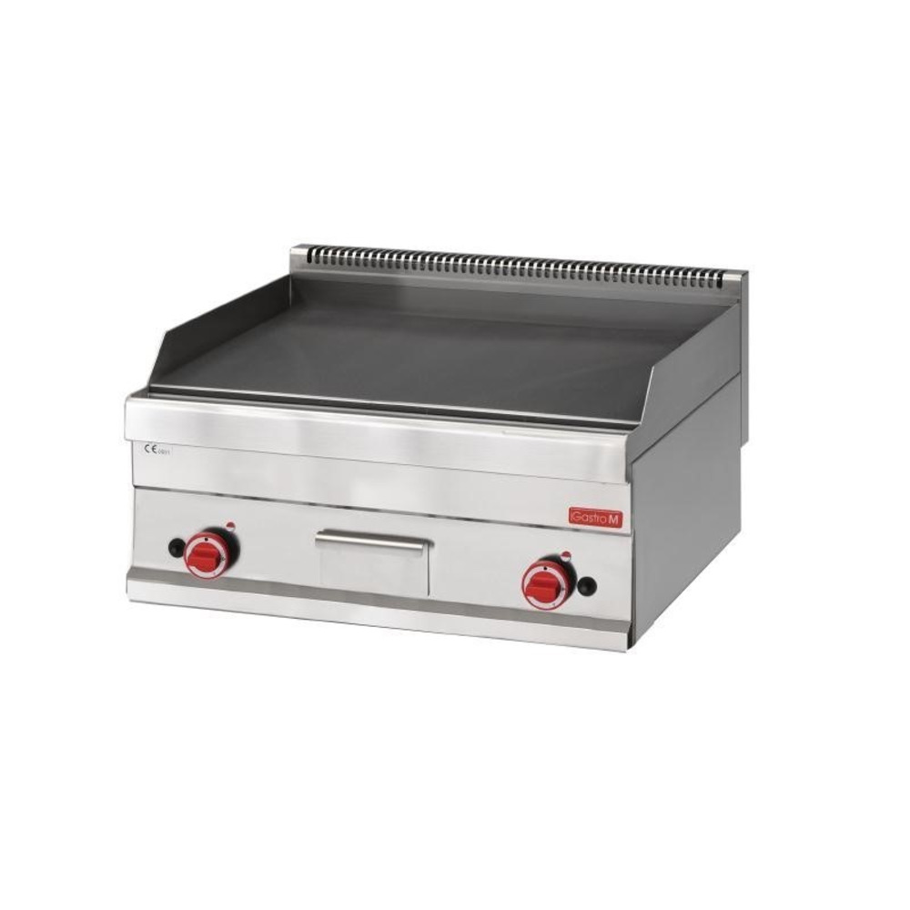 Plancha professionnelle - gaz 2 brûleurs - gastro m