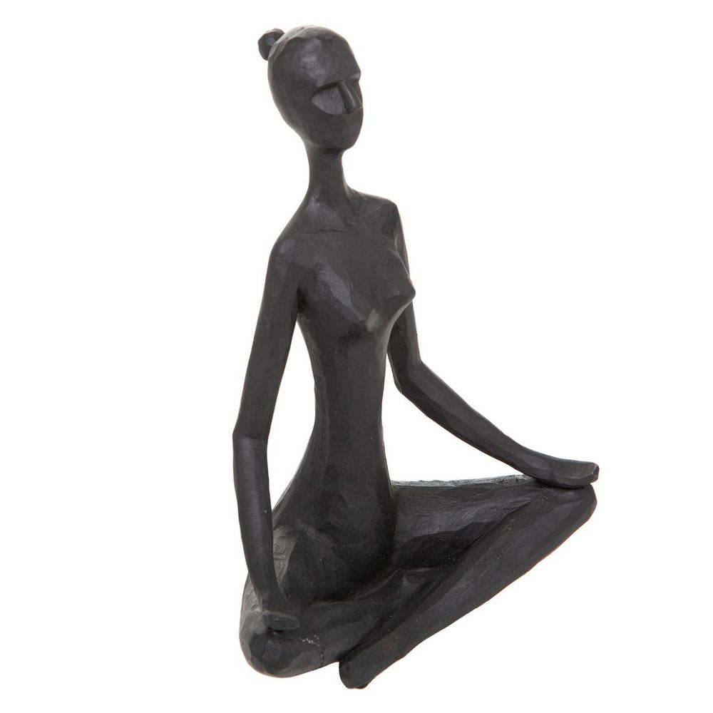 Statuette femme yoga lina h.22cm résine