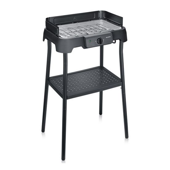 Barbecue électrique sur pieds 2000w - 8594