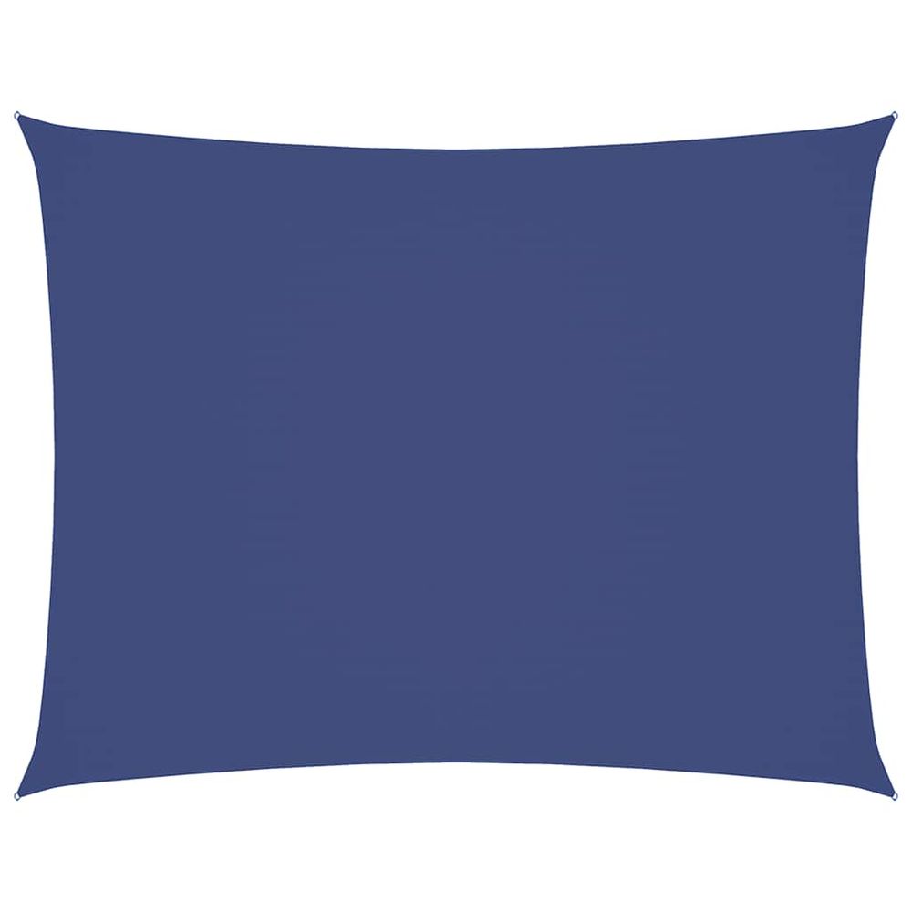 Voile de parasol tissu oxford rectangulaire 2,5x4 m bleu