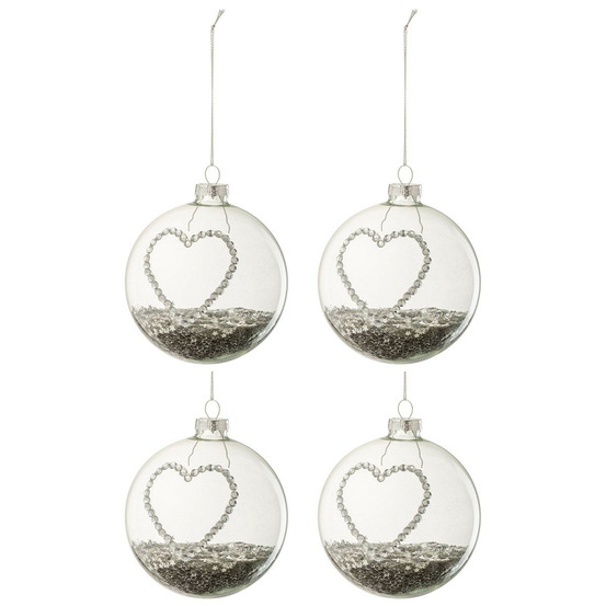 Lot de 4 boules de noël