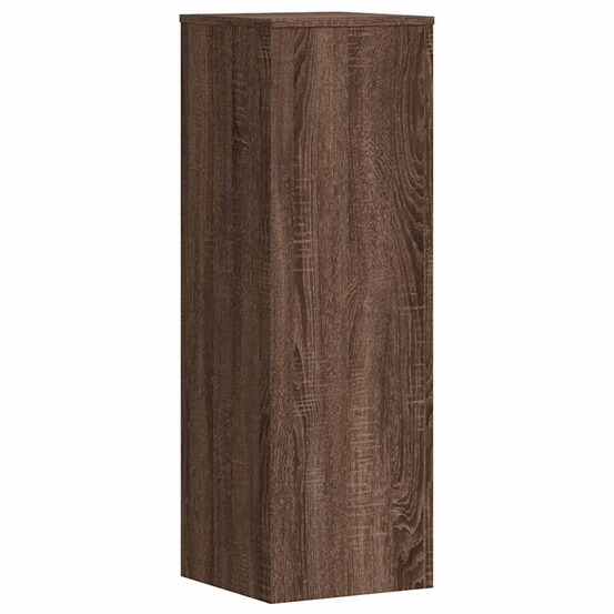 Support pour plantes chêne brun 33x33x100 cm bois d'ingénierie