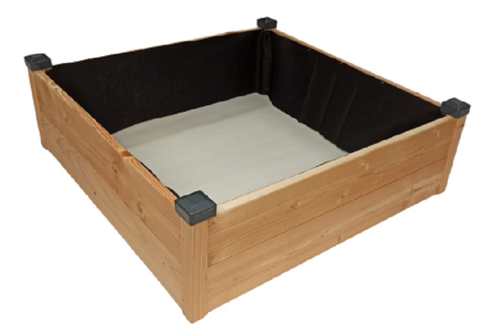 Carré potager bois Douglas PREMIUM 82x82x26cm