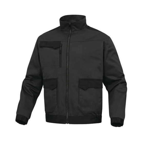 Veste de travail multipoches mach2 v3 noir gris tm delta plus m2ve3ggtm