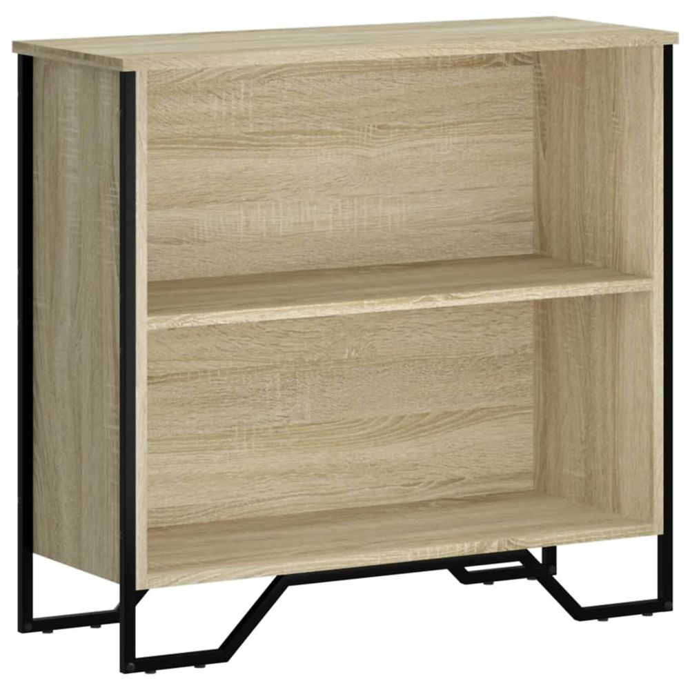 Bibliothèque chêne sonoma 80x31x74,5 cm bois d'ingénierie
