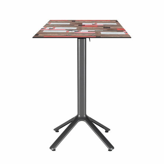 Restootab - table haute pliable nemo pour intérieur/extérieur multicolore 60x60