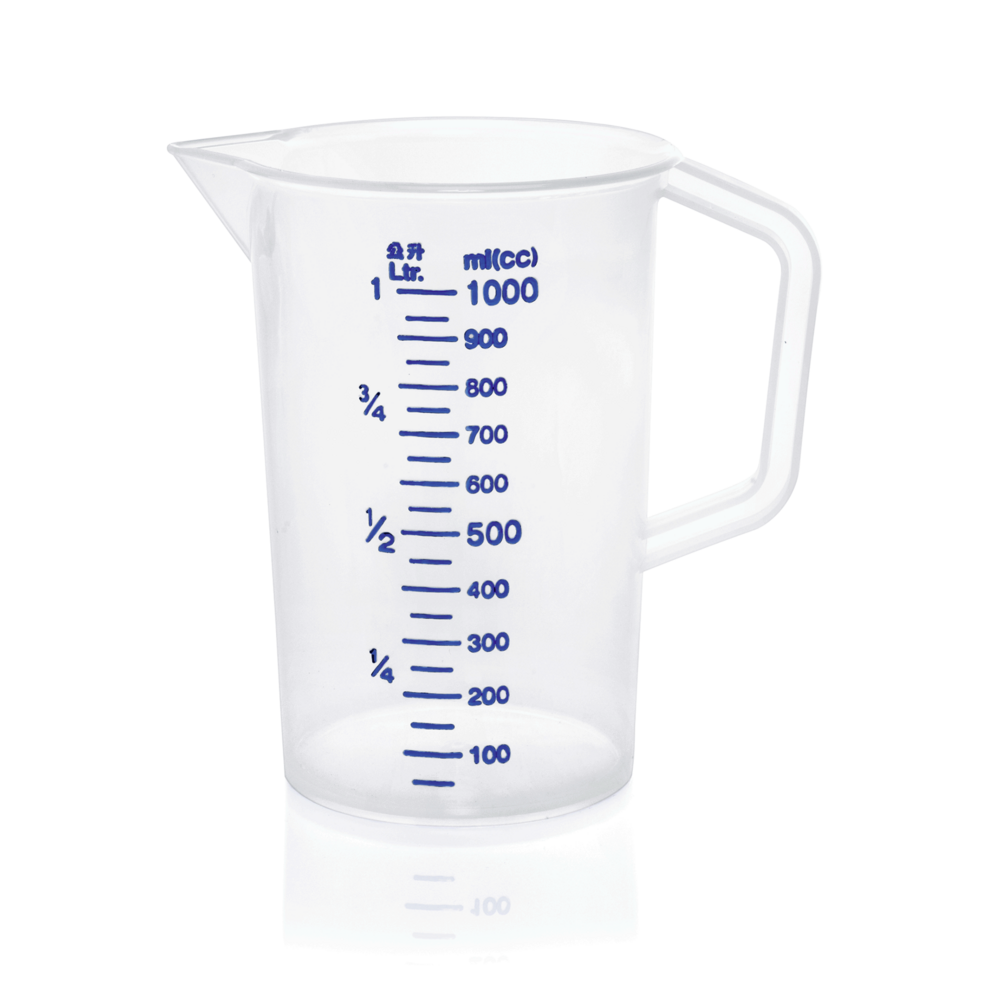 Tasse a mesurer en polypropylène 1 l h 160 mm ø 115 mm - was germany